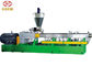 ডাবল স্ক্রু extruder মেশিন, পিईটি প্লাস্টিক পুনর্ব্যবহারযোগ্য Extruder মেশিন 400 কেজি / এইচ সরবরাহকারী